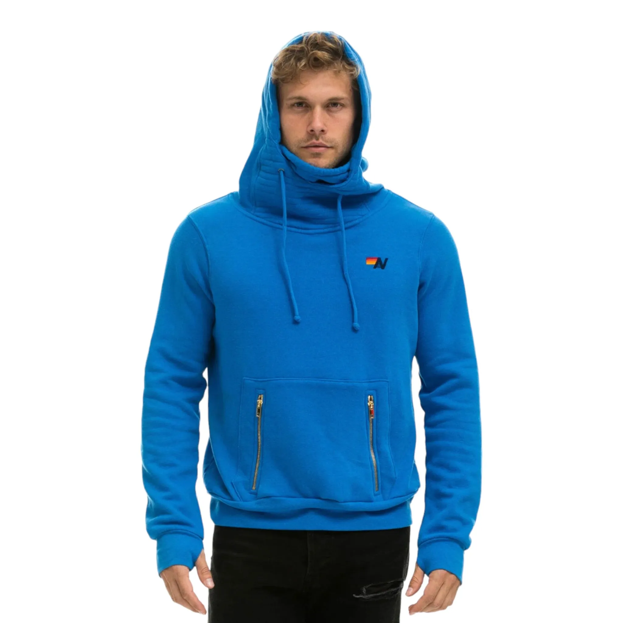 Aviator Nation - Ninja Unisex Pullover Hoodie - Ocean