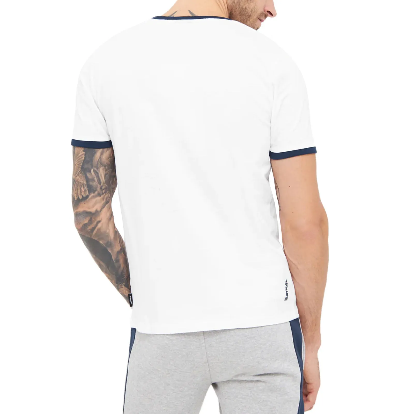 Bench Mens Navi Short Sleeve T-Shirt