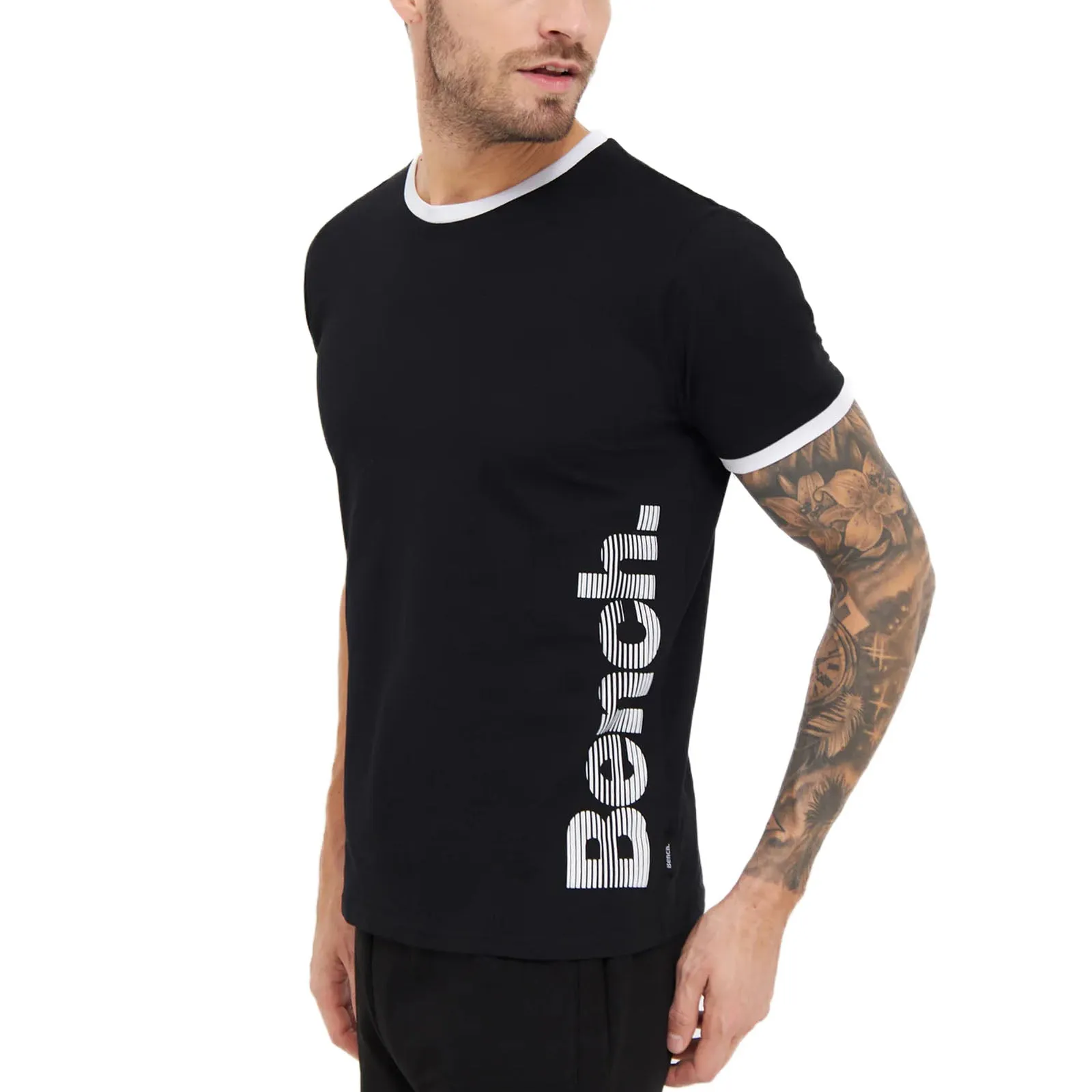 Bench Mens Navi Short Sleeve T-Shirt