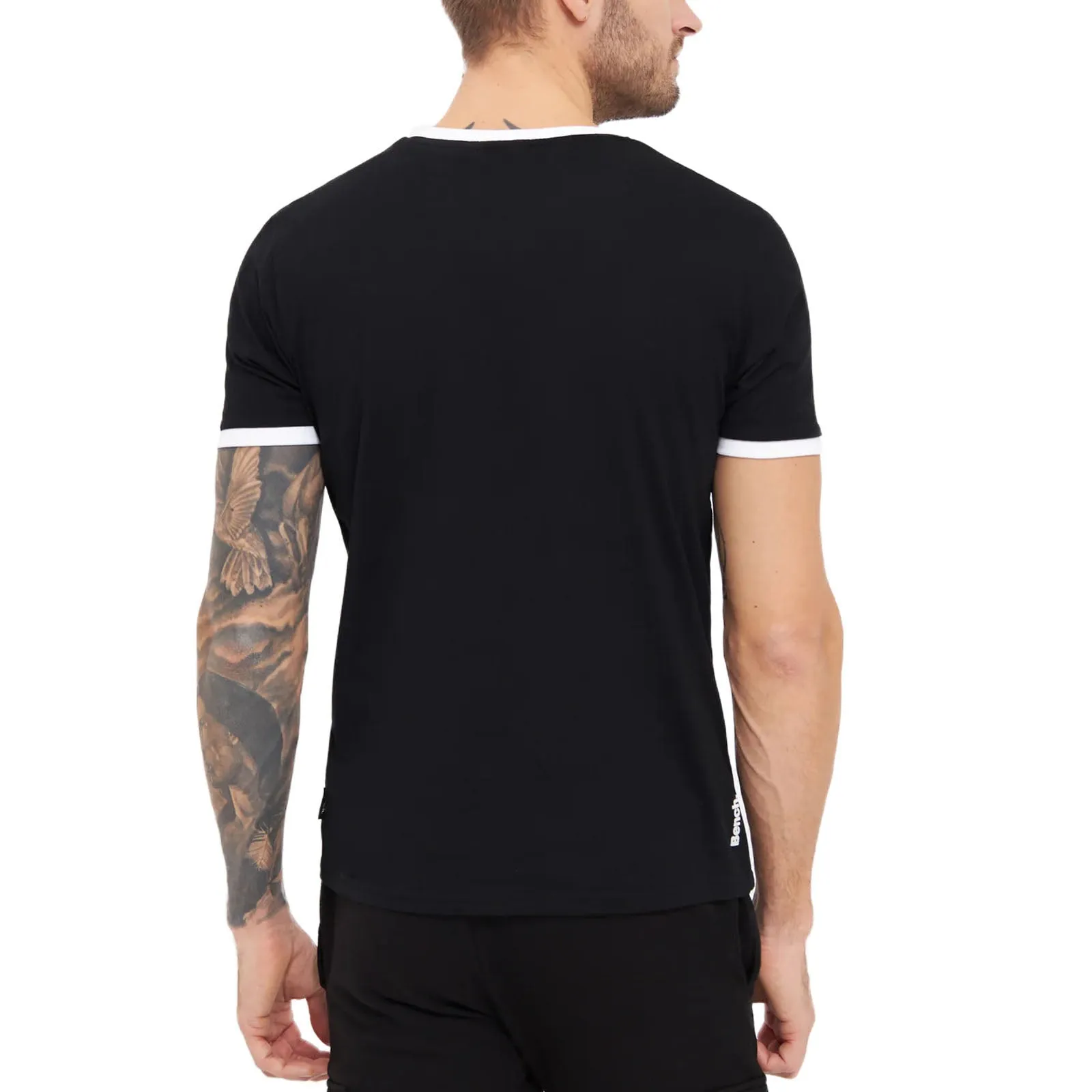 Bench Mens Navi Short Sleeve T-Shirt