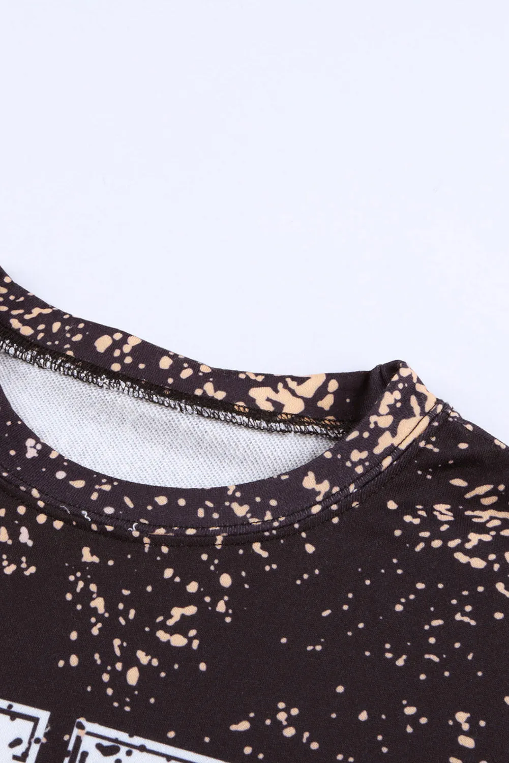 Black Bleached Sweatshirt