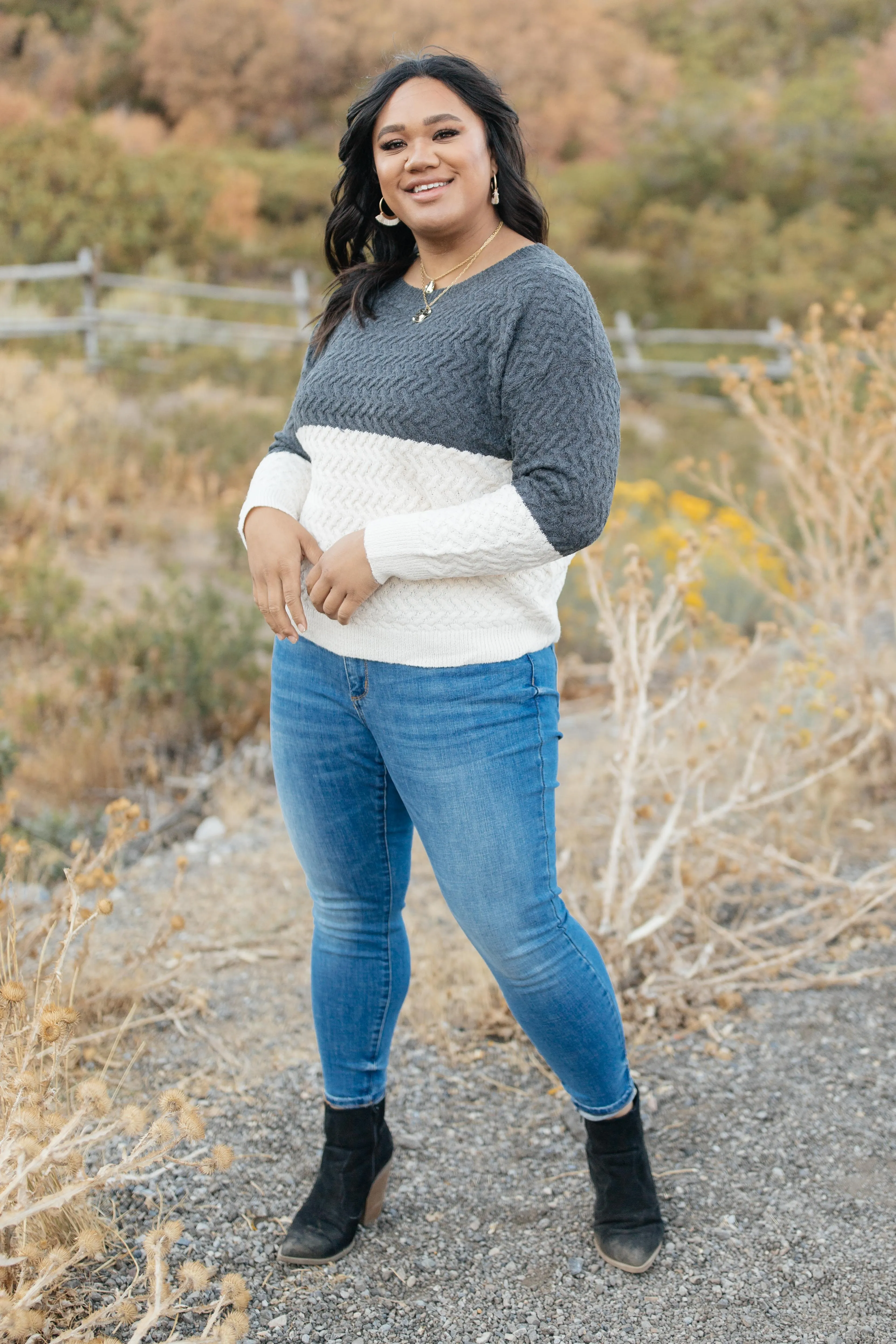 Casually Cozy Sweater in Charcoal