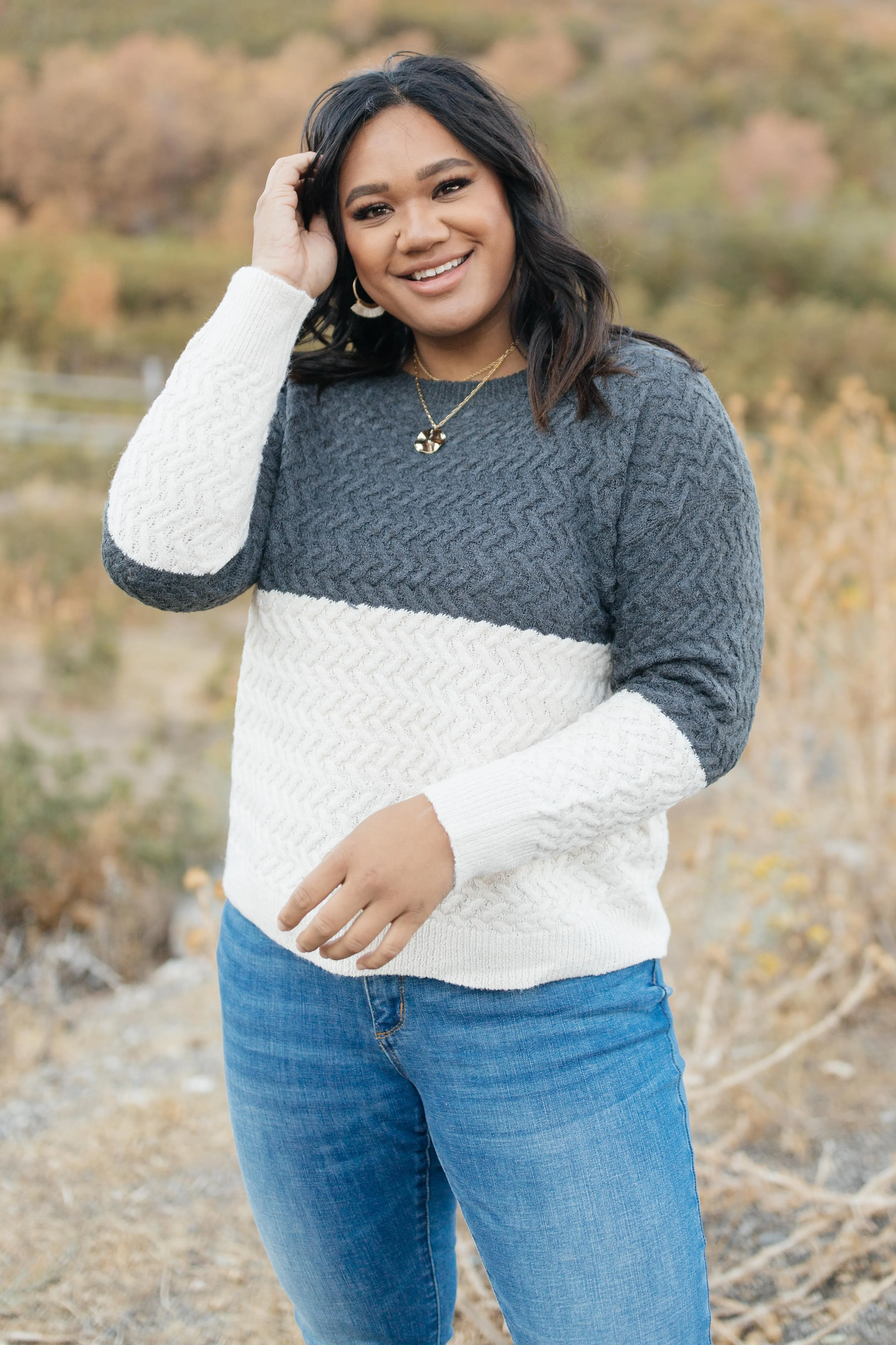 Casually Cozy Sweater in Charcoal