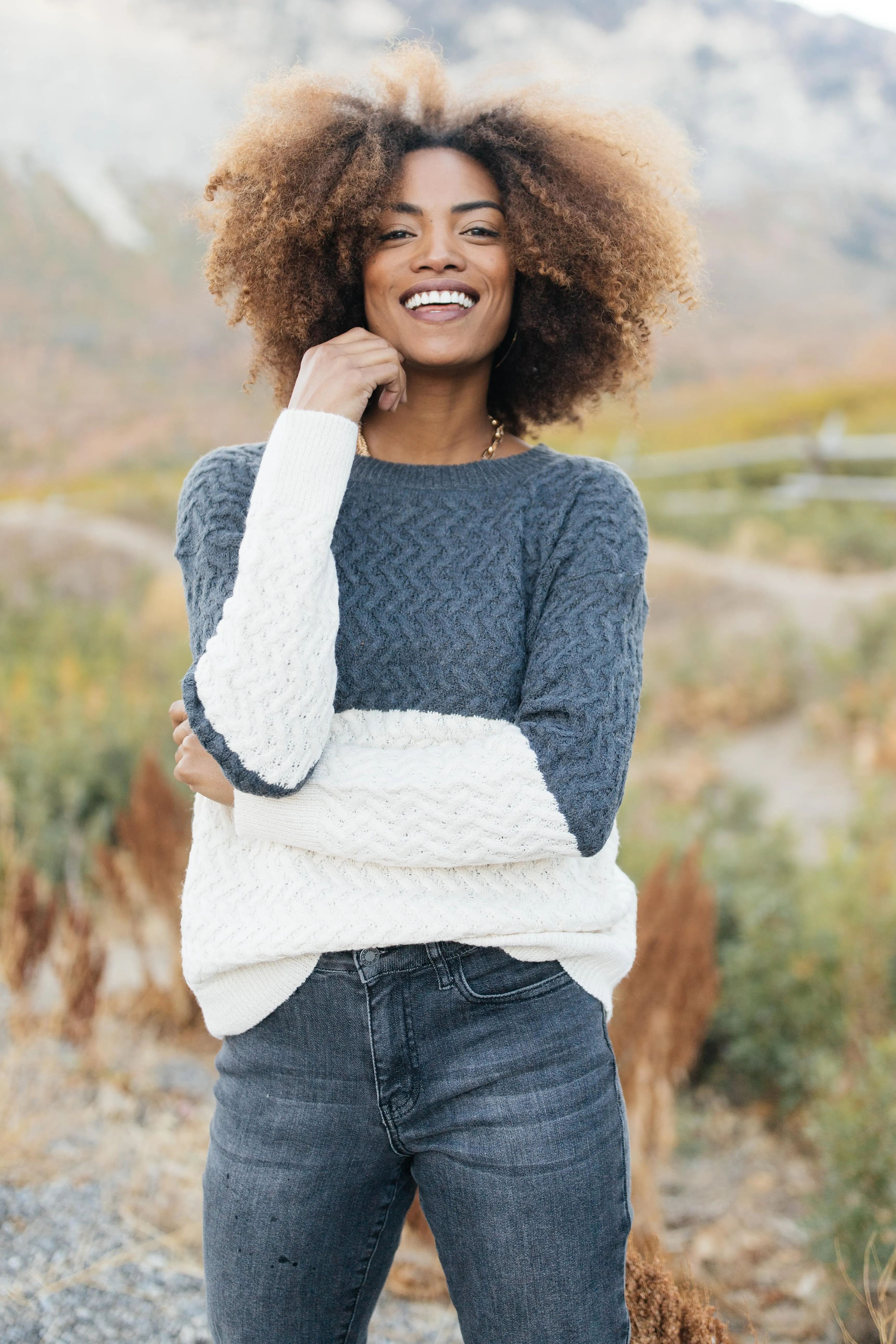 Casually Cozy Sweater in Charcoal