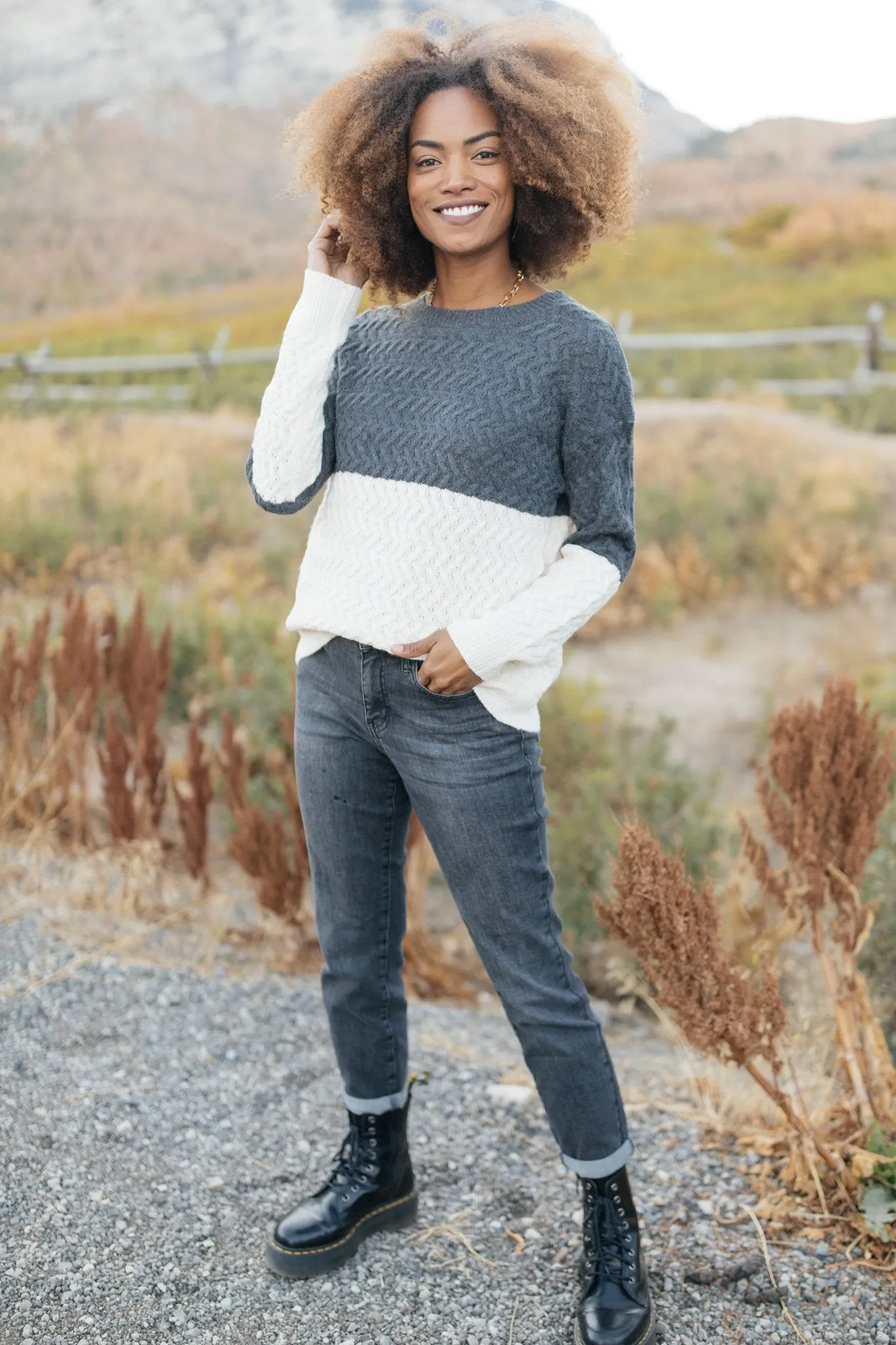 Casually Cozy Sweater in Charcoal