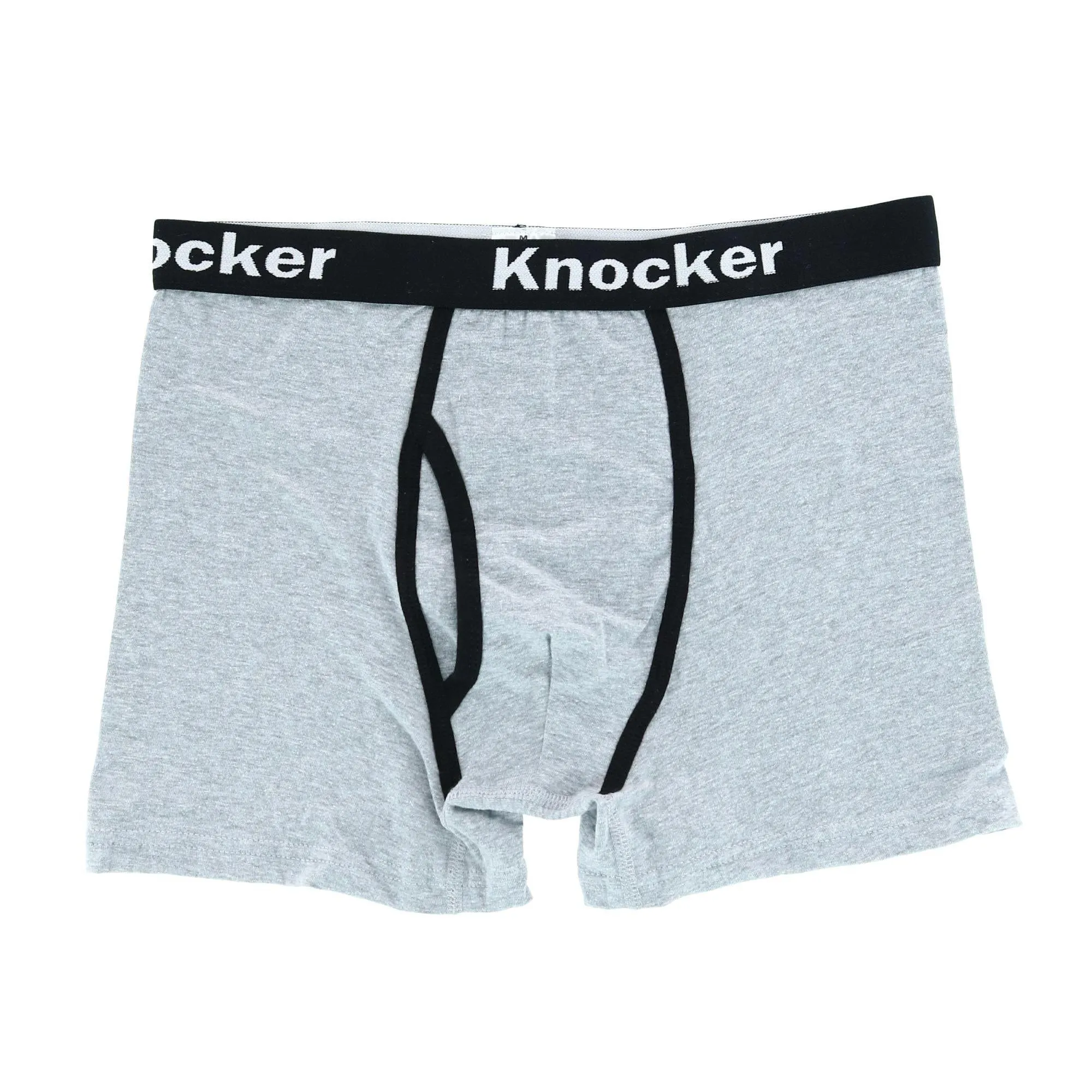 Knocker Men's Extended Size Boxer Briefs with Contrasting Trim