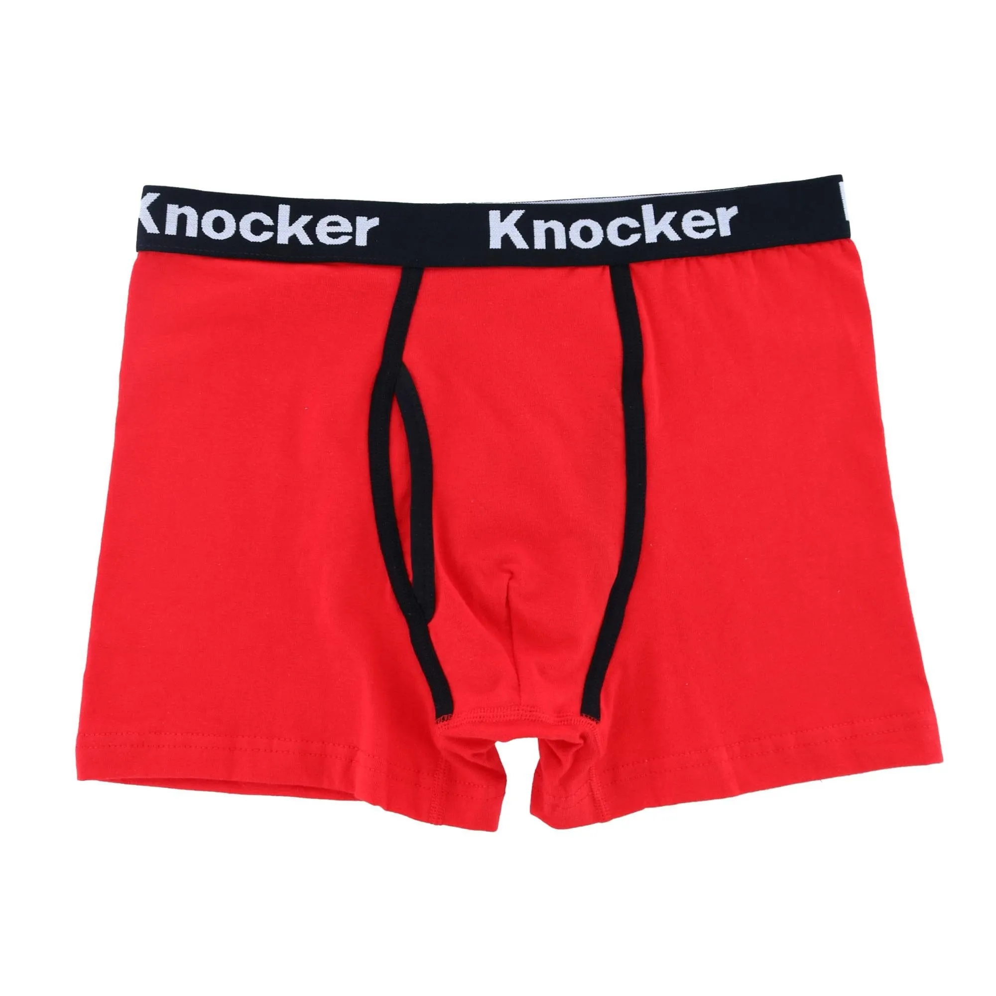 Knocker Men's Extended Size Boxer Briefs with Contrasting Trim