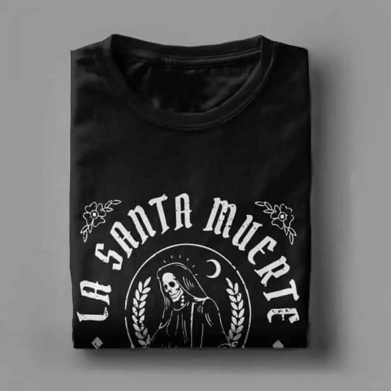 La Santa Muerte Saint Death Goth T-Shirts