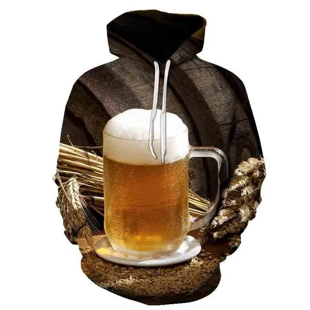 Latest Cool Beer Men Hoodie