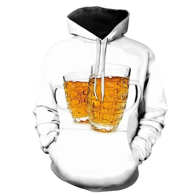 Latest Cool Beer Men Hoodie