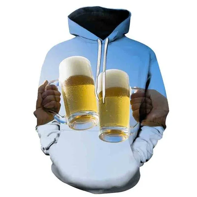 Latest Cool Beer Men Hoodie