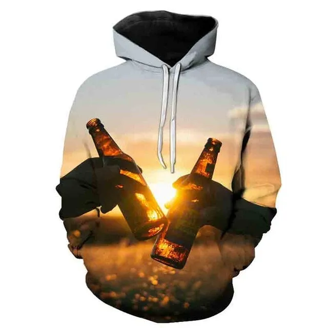 Latest Cool Beer Men Hoodie