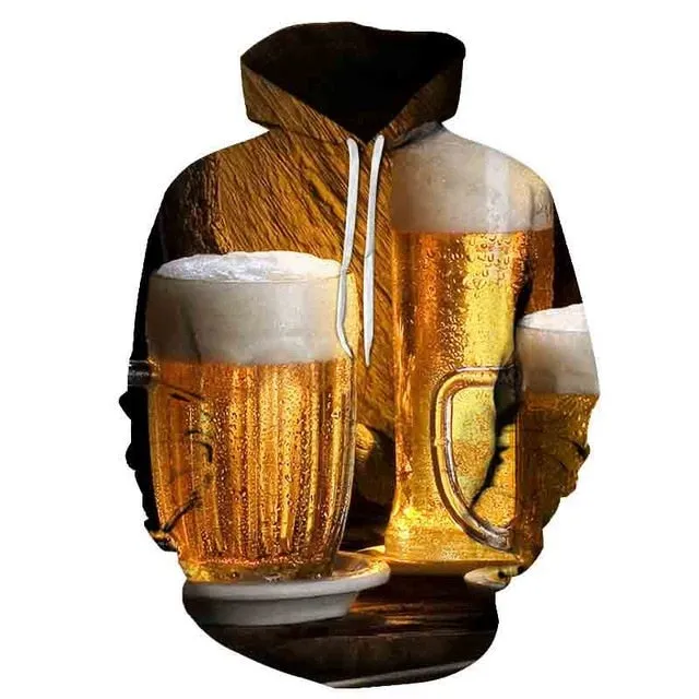 Latest Cool Beer Men Hoodie