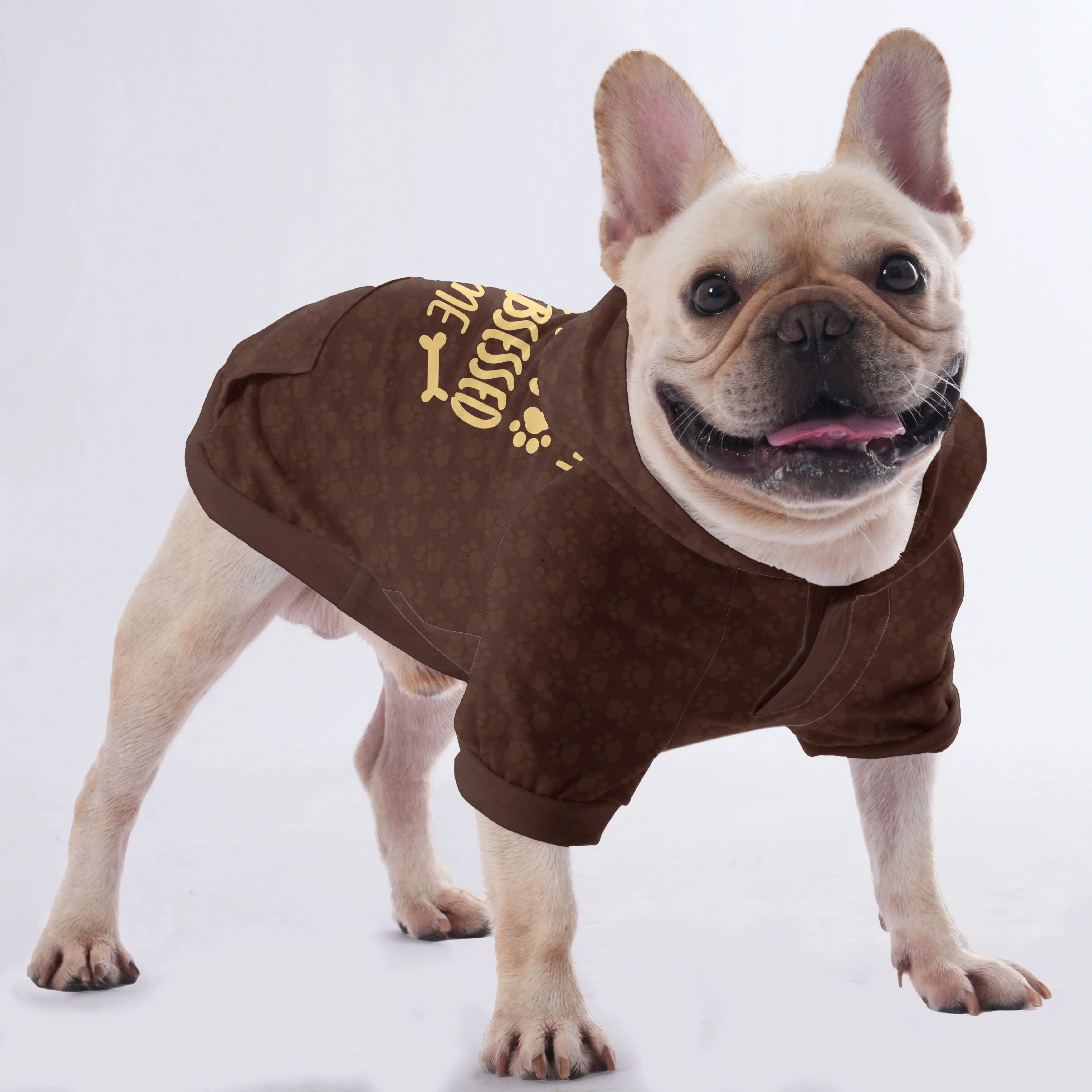 MY MOM IS OBSESSED WITH ME - Hoodies for French Bulldog  | Frenchie Shop Original