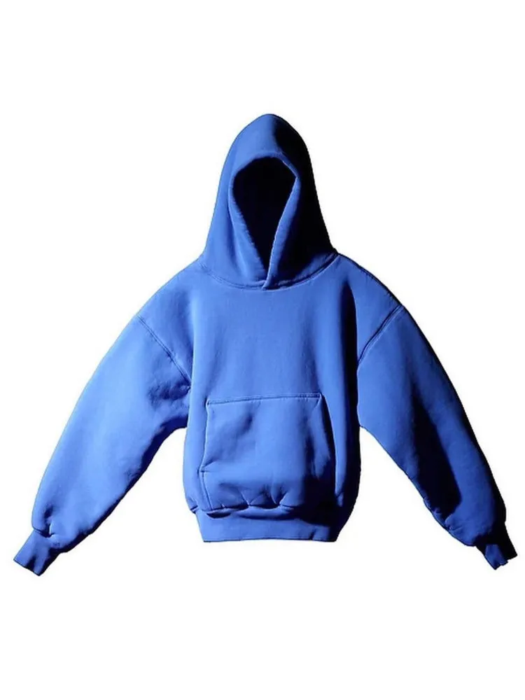 New Padded Solid Color Men'S Hoodie