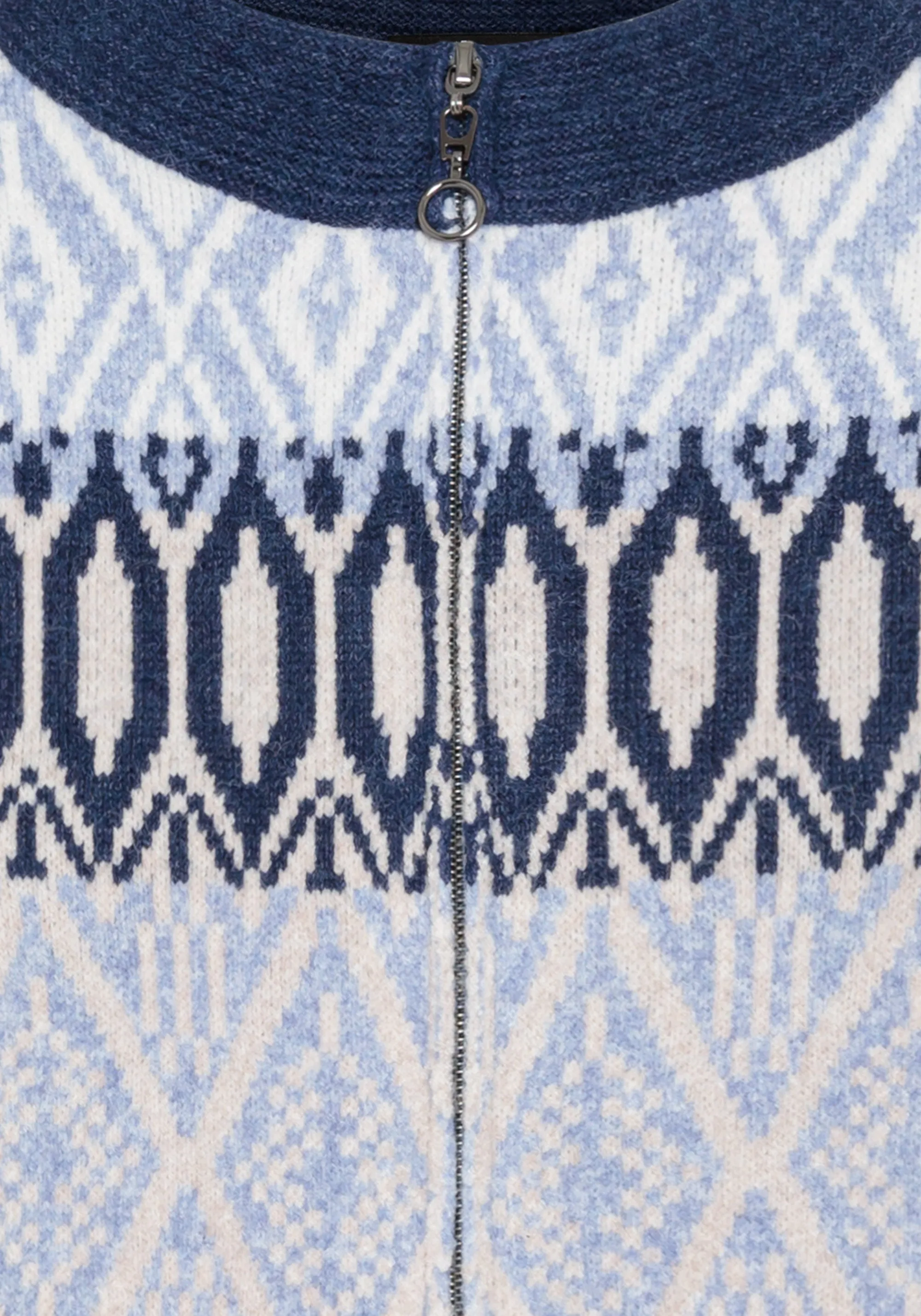 Nordic Jacquard Sweater Cardigan