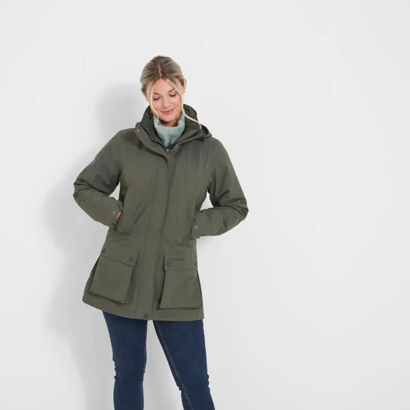 Schoffel Uppingham 3 in 1 Venturi Waterproof Ladies Coat - Forest