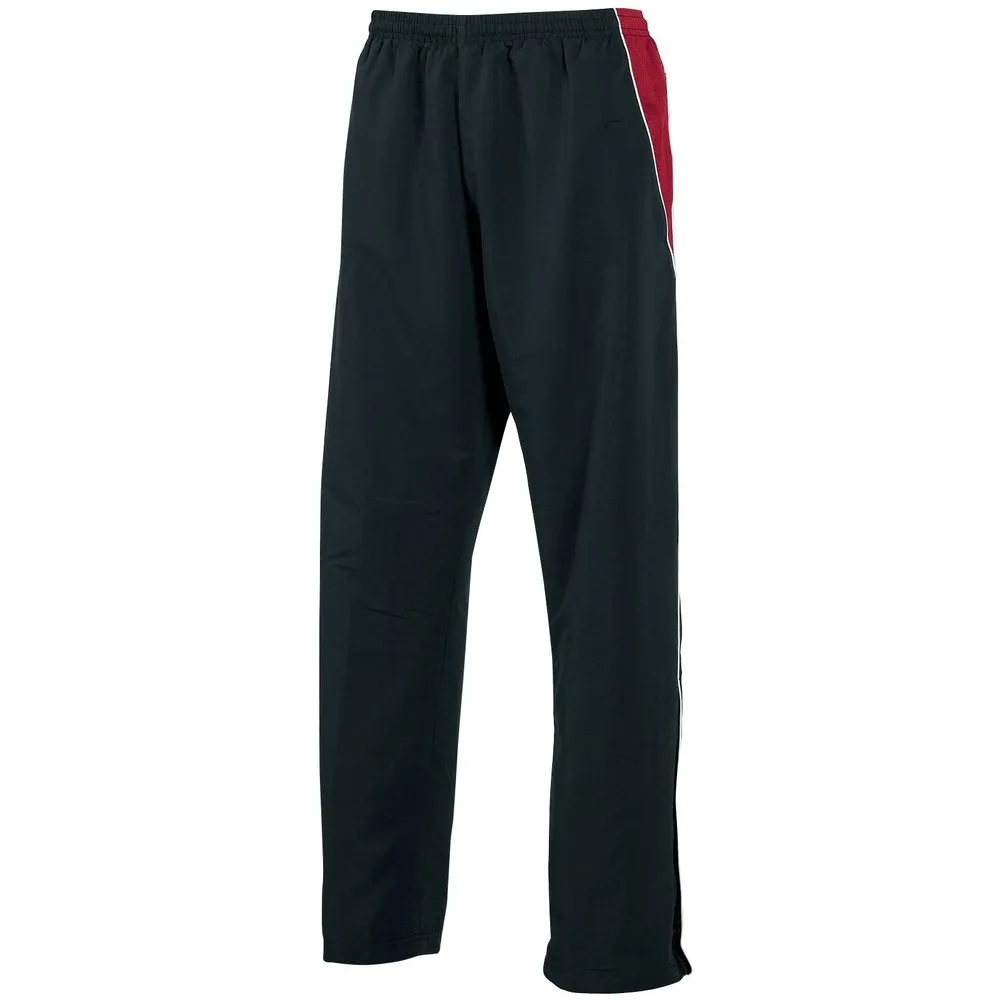 Tombo Open Hem Piped Showerproof Windproof Track Training Pants Jogger TL69