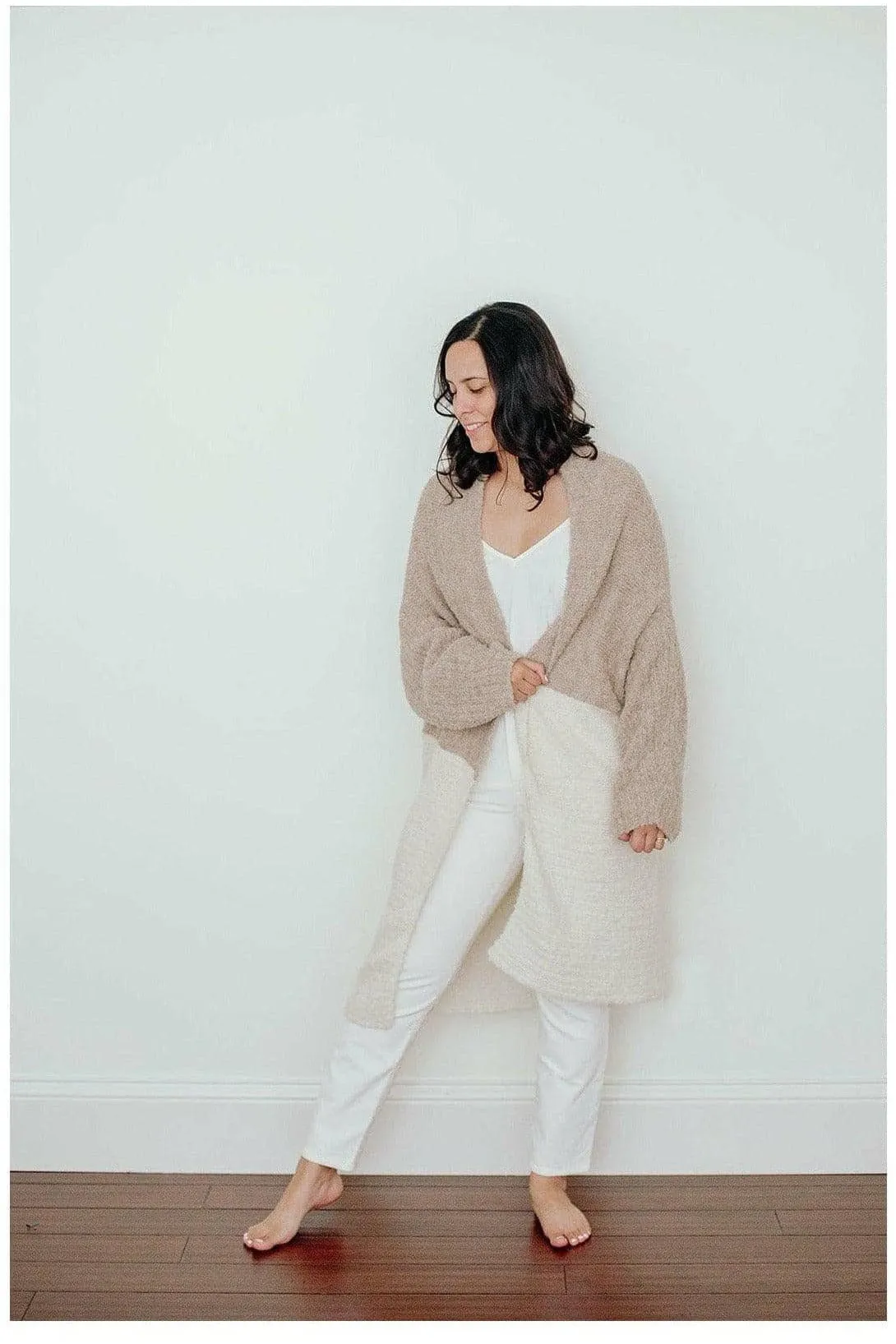 Women's Oversized  Convertible Sweater & Duster, 2 Colors