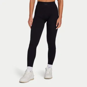 Womens Ribbed Base Legging - Black